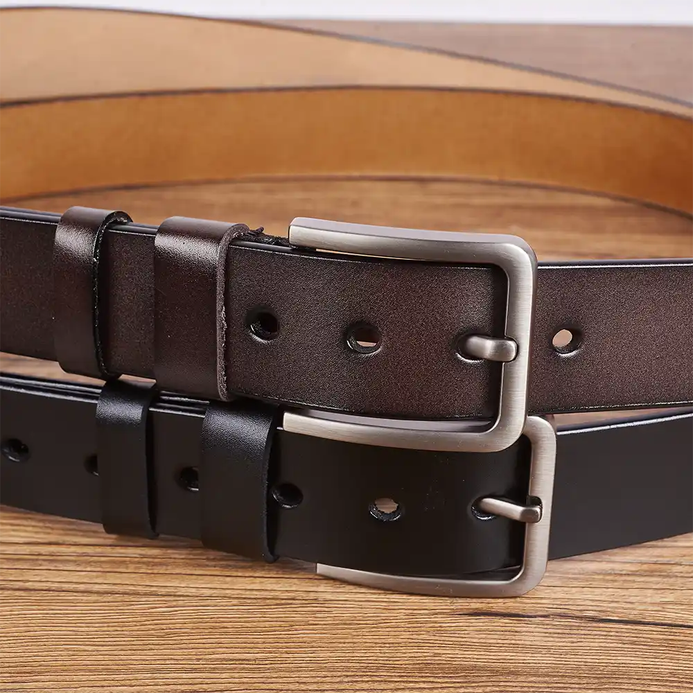 Congrats On Being My Husband You Lucky - Funny Gift For Hubby, Boyfriend, Spouse, Fiance, Dad Gift - Personalized Engraved Leather Belt - Image 3