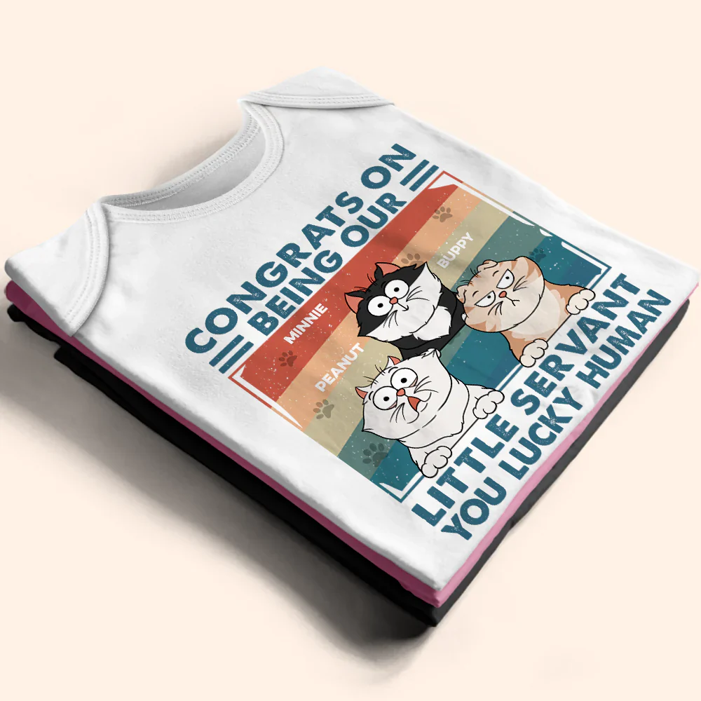 Congrats On Being My Little Servant - Personalized Baby Onesie - Image 3