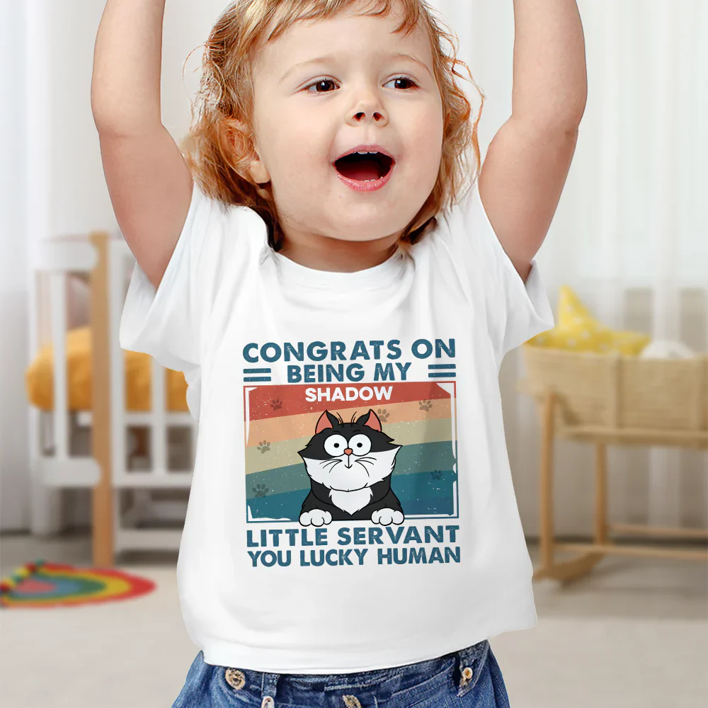 Congrats On Being My Little Servant - Personalized Baby Onesie - Image 6
