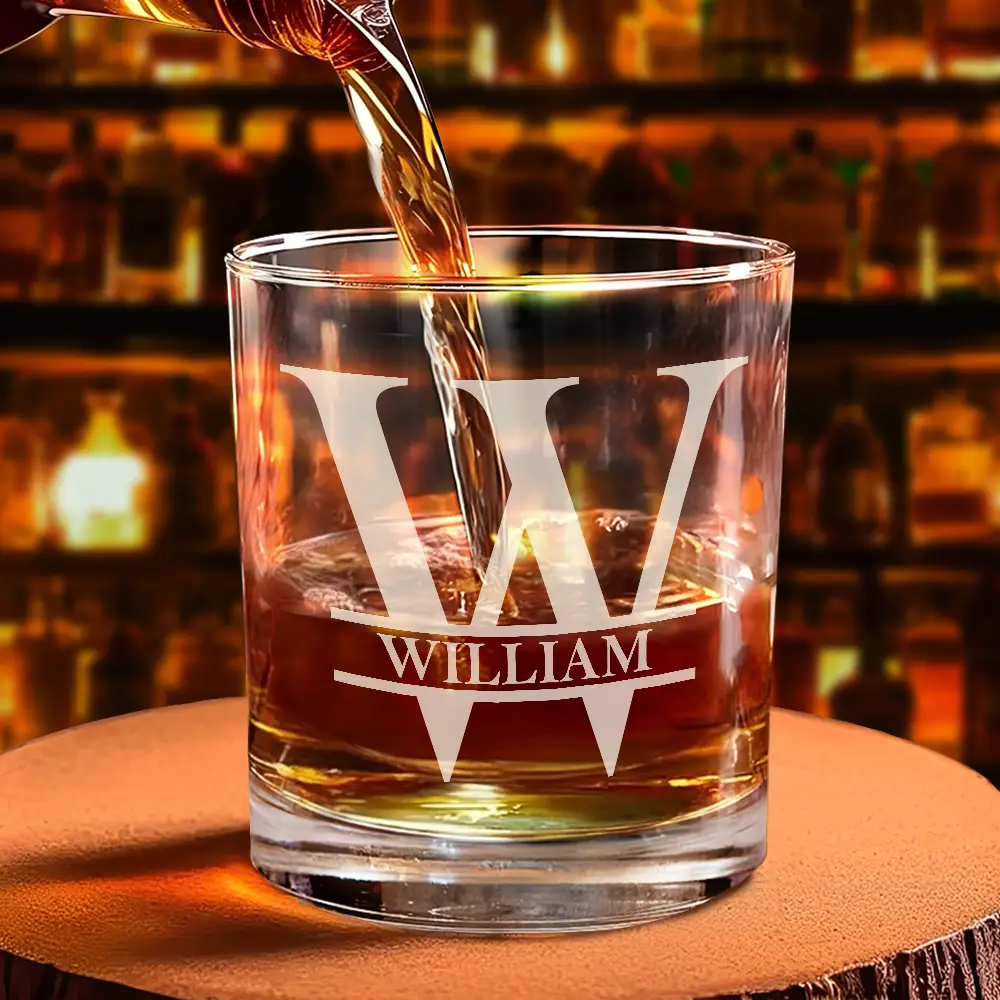 Congrats On Being Our Boss - Personalized Engraved Whiskey Glass - Image 5