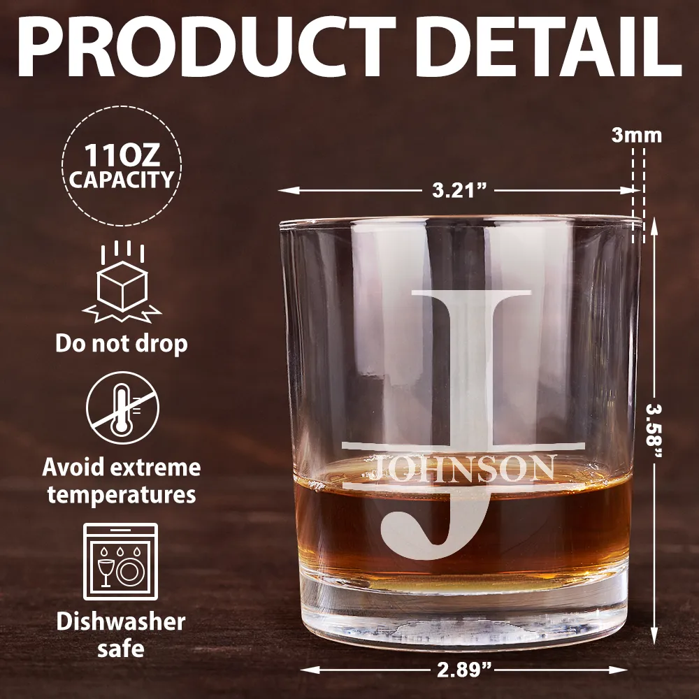 Congrats On Being Our Boss - Personalized Engraved Whiskey Glass - Image 6