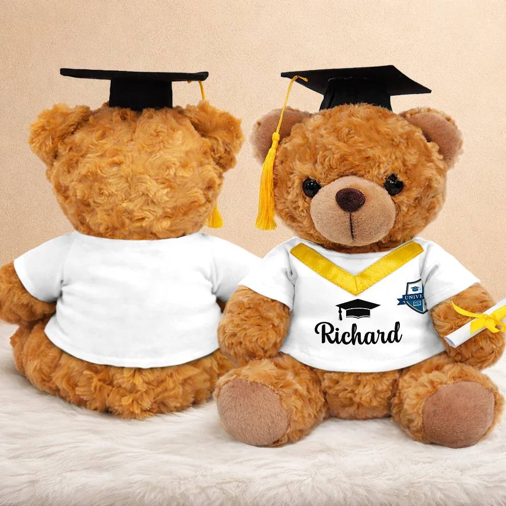 Custom Photo Congratulations Graduates - Personalized Teddy Bear - Image 3