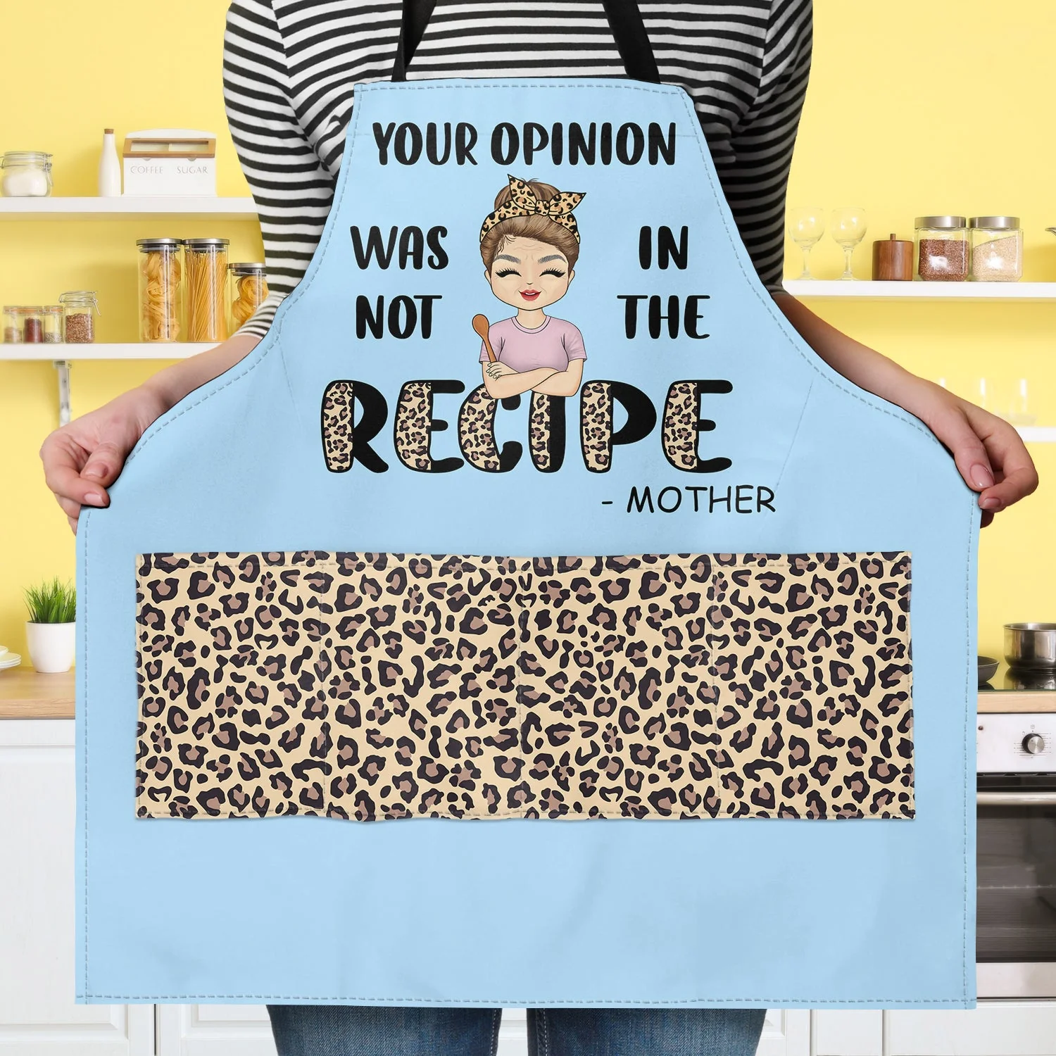Cooking In The Recipe - Funny Gift For Wives, Mothers - Personalized Apron - Image 2