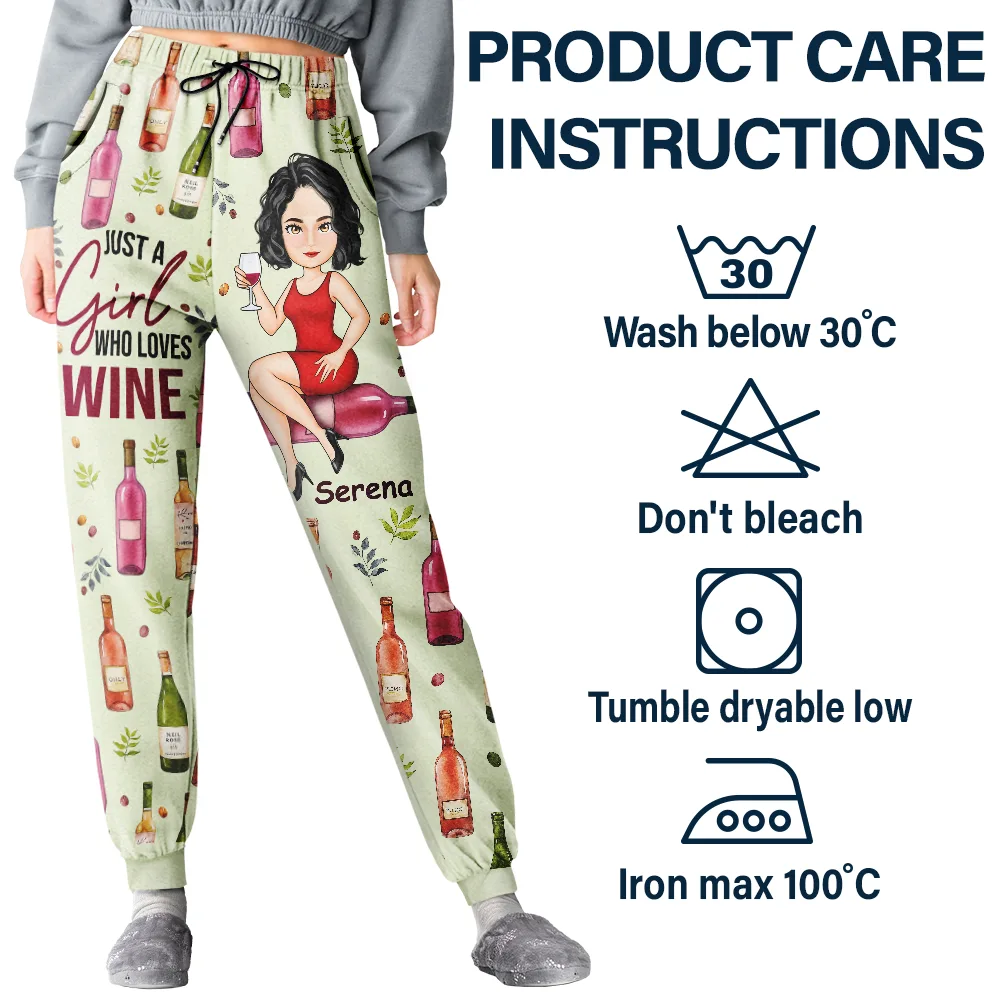 Corks Are For Quitters Cartoon Slay Girl - Personalized Sweatpants - Image 6