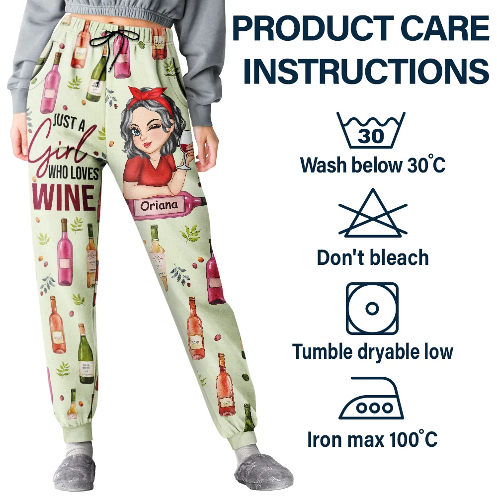 Corks Are For Quitters Turban Woman - Personalized Sweatpants - Image 6