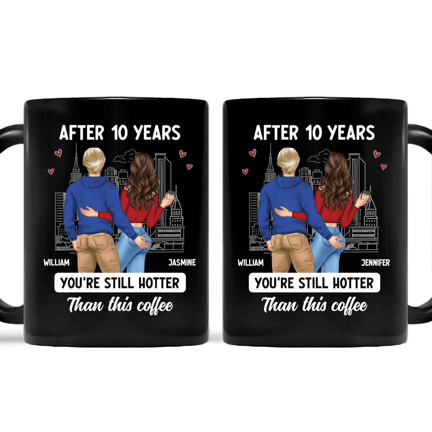 Couple After Years Hotter Than This Coffee - Gift For Couples - Personalized Mug - Image 2