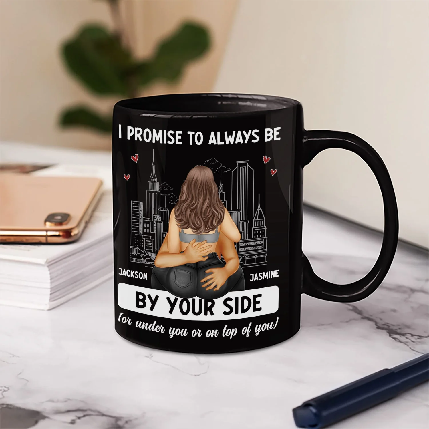 Couple Always Be By Your Side - Gift For Couples - Personalized Mug - Image 6