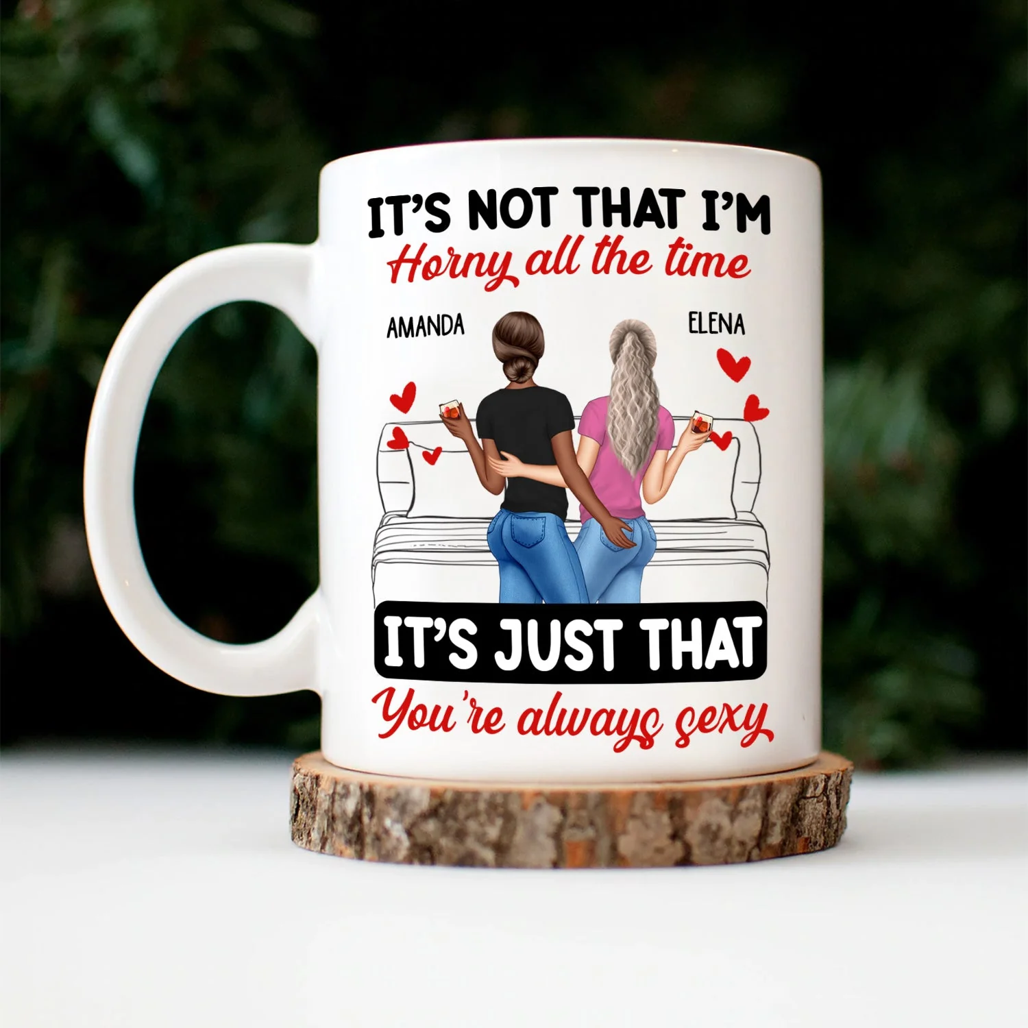 Couple Backside It's Just You Always Sexy - Gift For Couples - Personalized Mug - Image 5