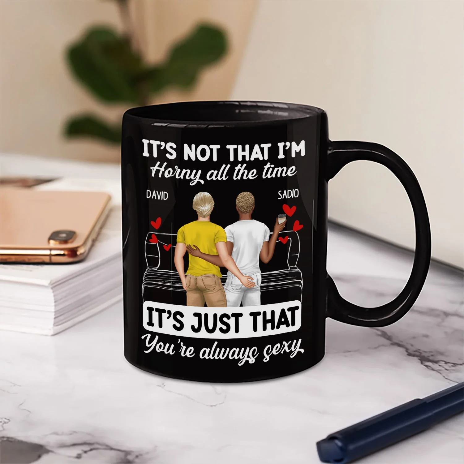 Couple Backside It's Just You Always Sexy - Gift For Couples - Personalized Mug - Image 6