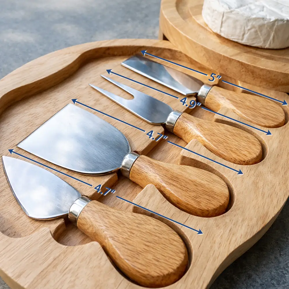 Couple Family Name Charcuterie A Fancy Term - Personalized Cheese Board Set - Image 4