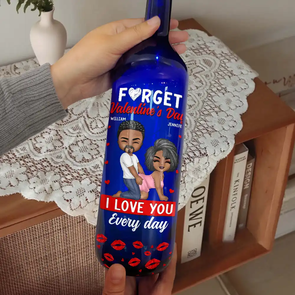 Couple I Love You Every Day - Personalized Bottle Light - Image 2