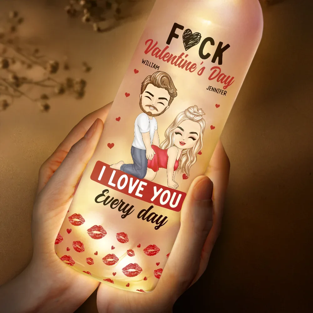 Couple I Love You Every Day - Personalized Bottle Light - Image 4