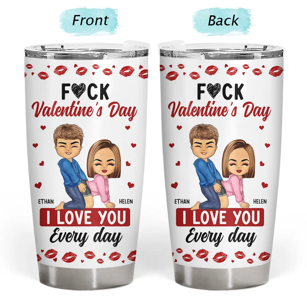 Couple I Love You Every Day - Personalized Tumbler - Image 3