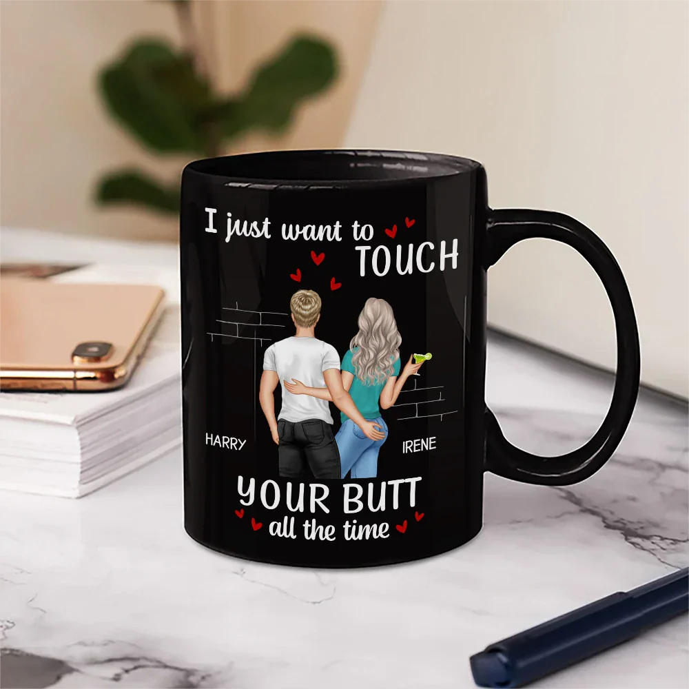 Couple Just Want To Touch Your - Personalized Mug - Image 6