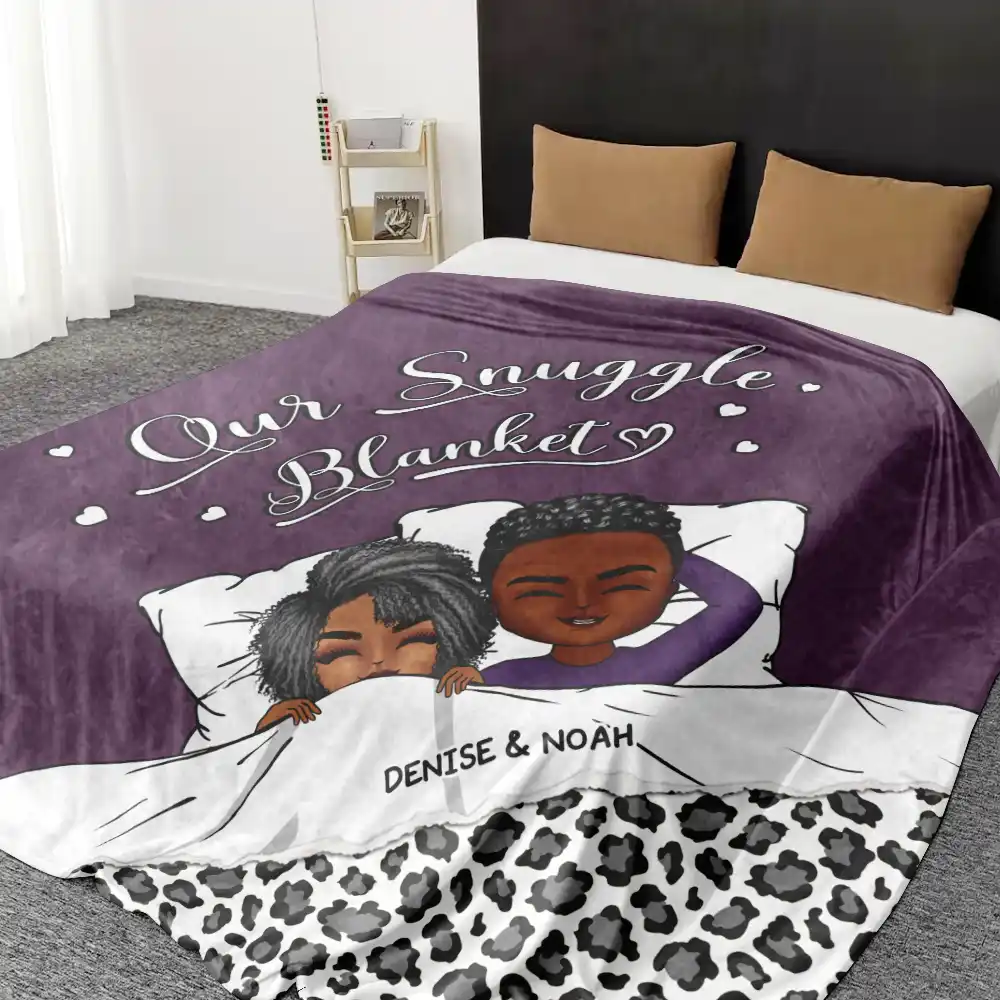 Couple Our Snuggle Blanket - Personalized Oversized Blanket - Image 4