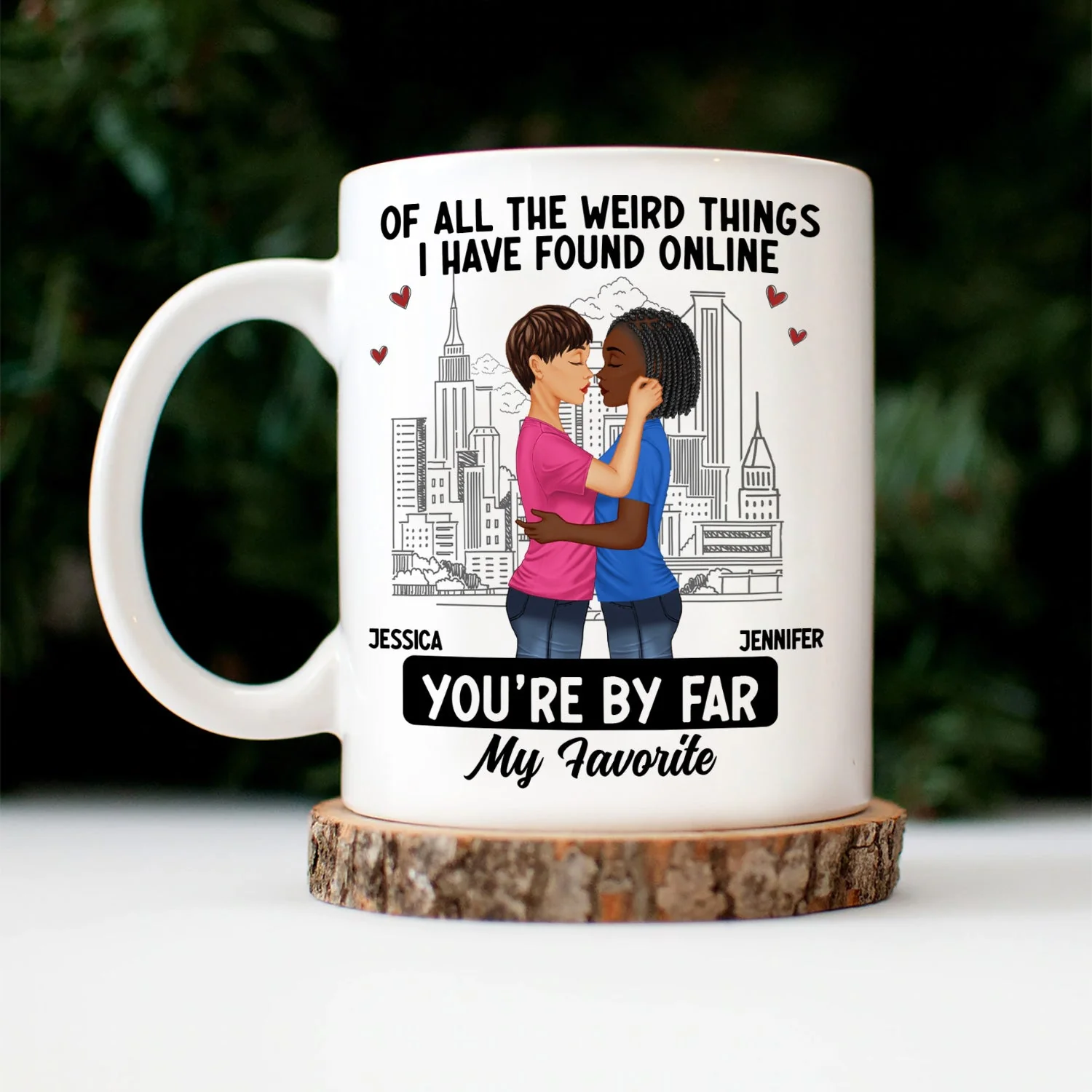 Couple You Are By Far My Favourite - Gift For Couples - Personalized Mug - Image 5