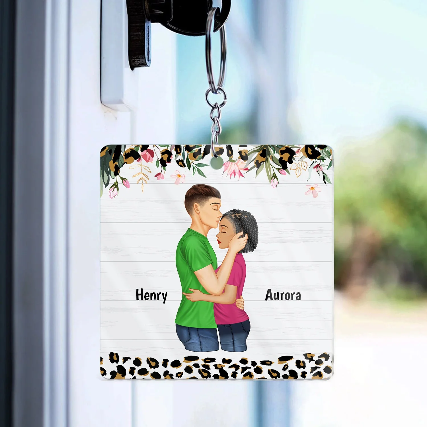 Couple You Are My Favorite By Far - Gift For Couples - Personalized Acrylic Keychain - Image 3