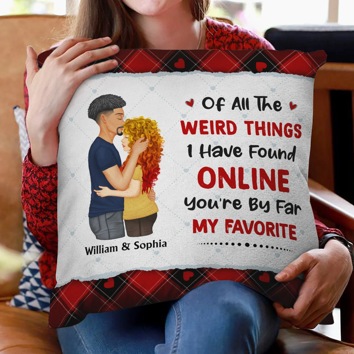 Couple You Are My Favorite By Far - Gift For Couples - Personalized Pillow - Image 2