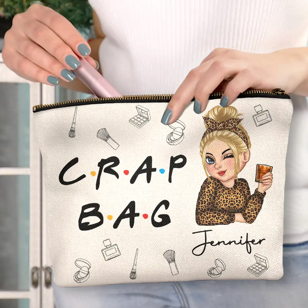 Crap Bag - Personalized Cosmetic Bag - Image 3