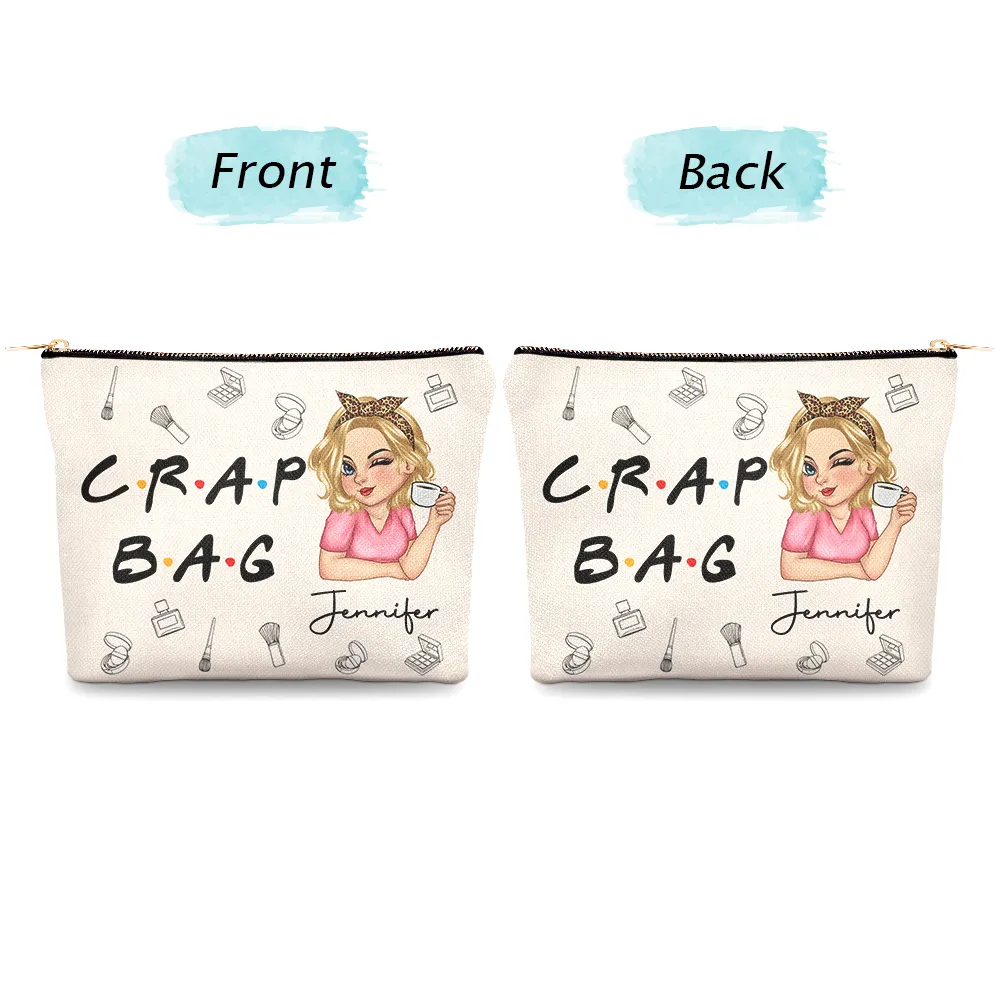 Crap Bag - Personalized Cosmetic Bag - Image 4