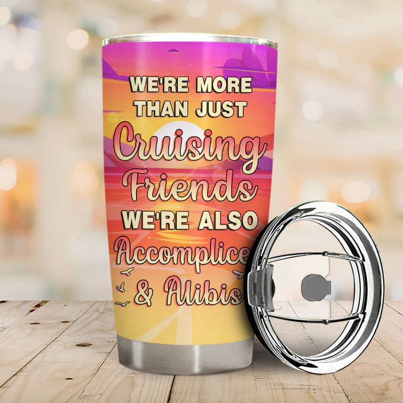 Cruise Bestie Life Is Better On A Cruise - Personalized Custom Tumbler - Image 2