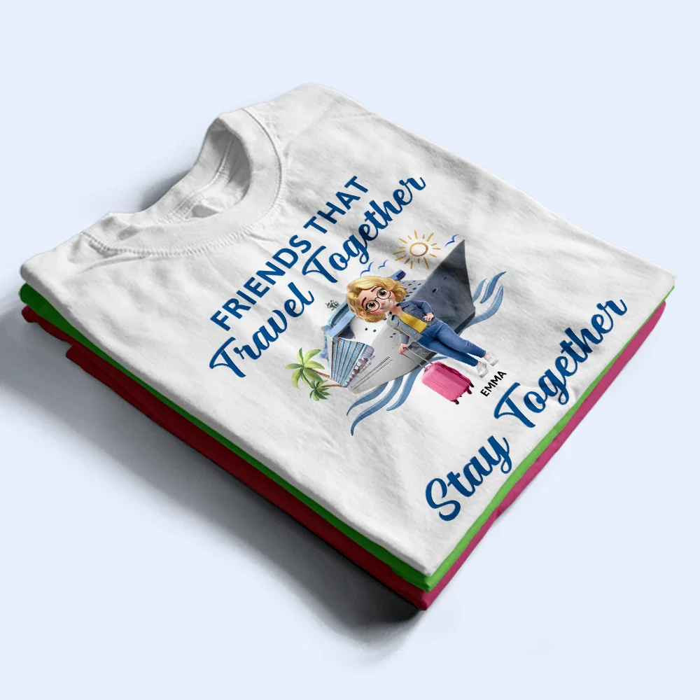 Cruise Squad Bestie - Personalized T Shirt - Image 2
