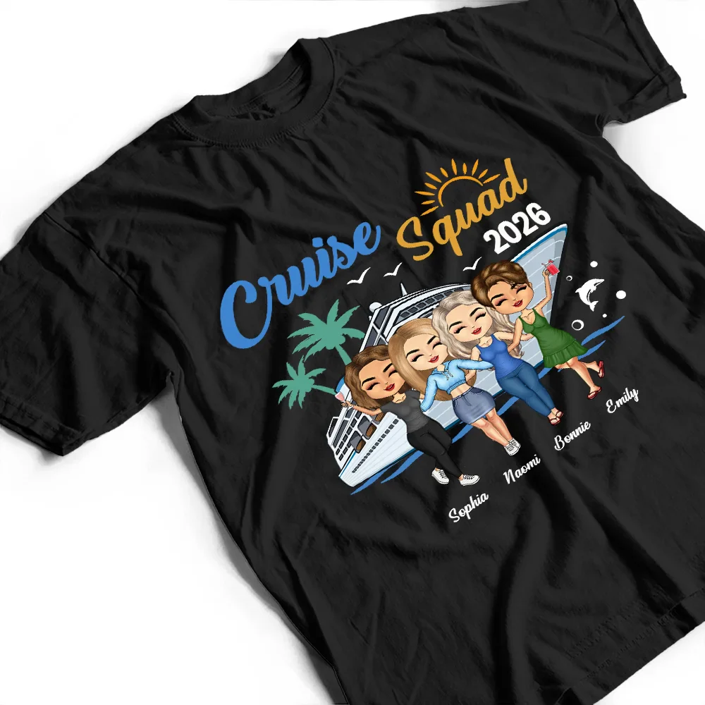 Cruise Squad Bestie Trip - Personalized T Shirt - Image 3