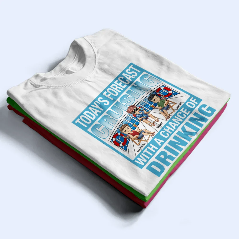 Cruising Bestie Life Is Better On The Cruise - Personalized T Shirt - Image 2