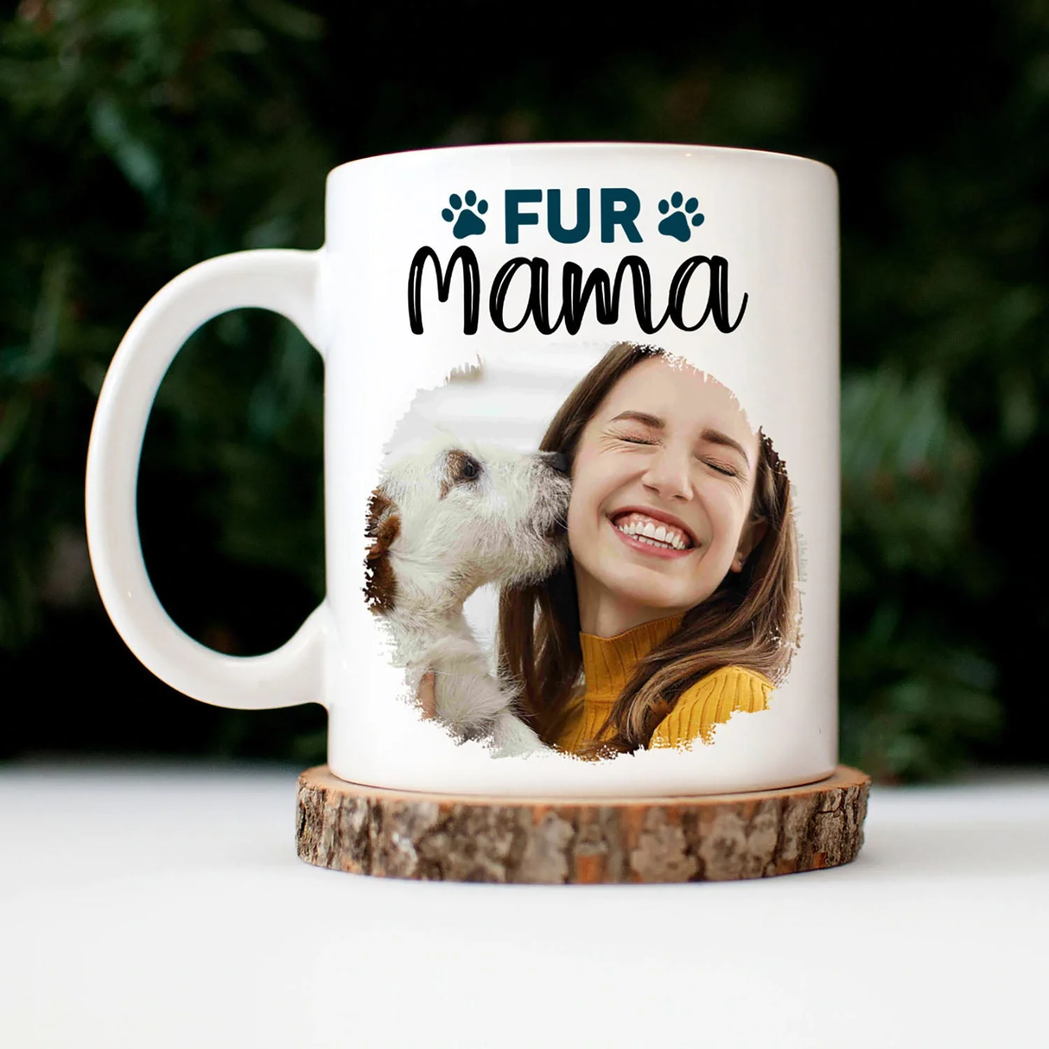 Custom Photo A Bond That Can't Be Broken - Gift For Dog Lovers, Dog Mom, Dog Dad - Personalized Mug - Image 3