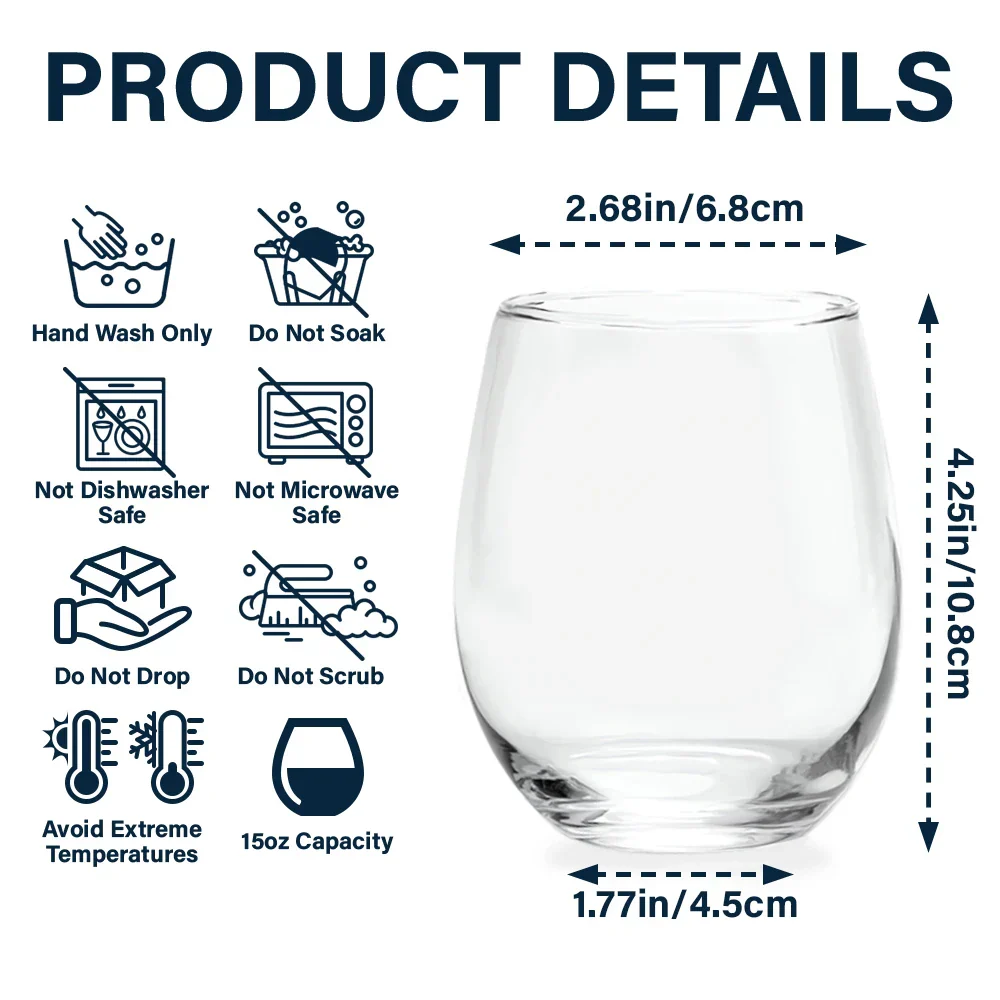 Custom Photo A Woman Cannot Survive On Wine Alone - Personalized Stemless Wine Glass - Image 5