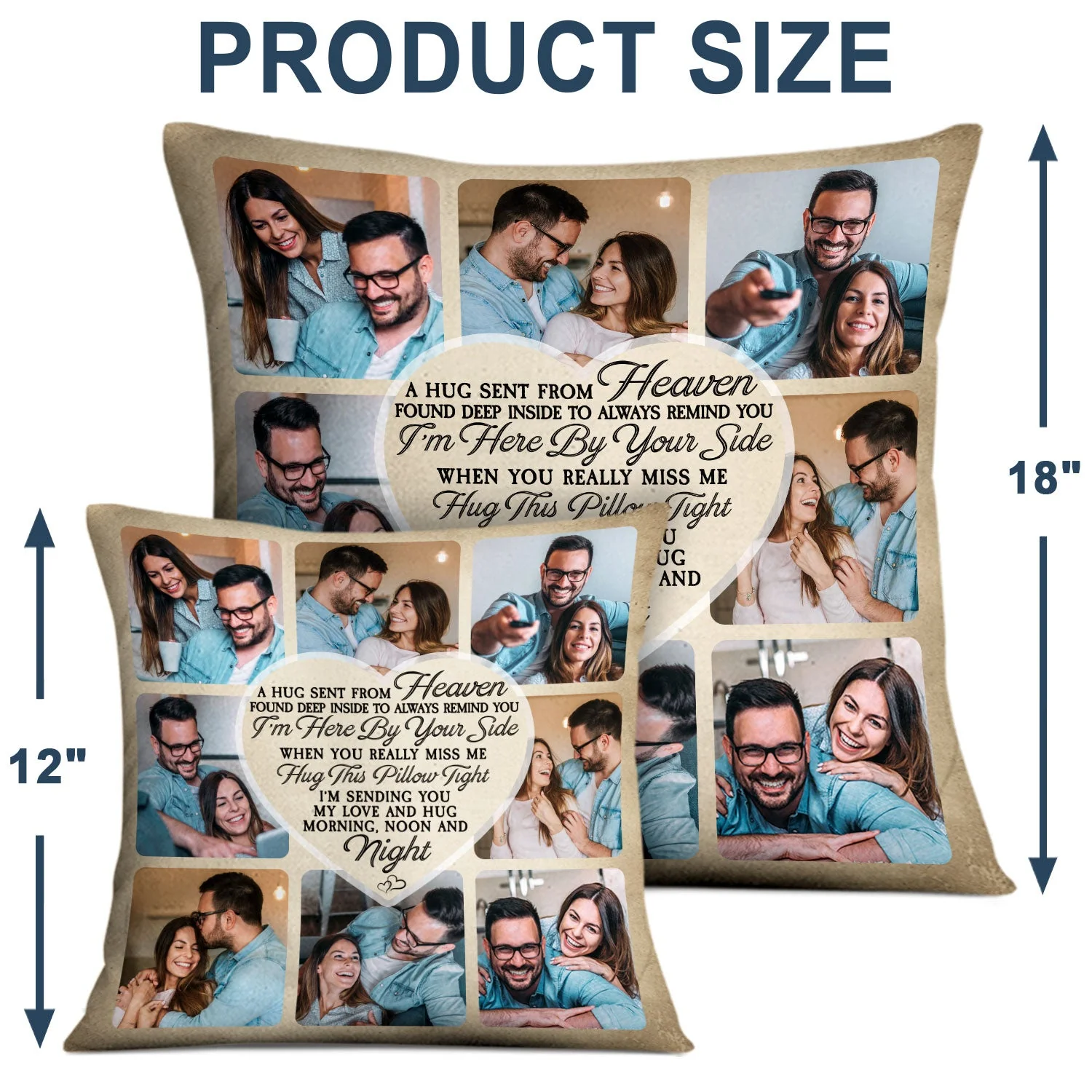 Custom Photo Always Remind You I'm Here By Your Side - Memorial Gift For Family, Mom, Dad, Siblings, Friends - Personalized Pillow - Image 4