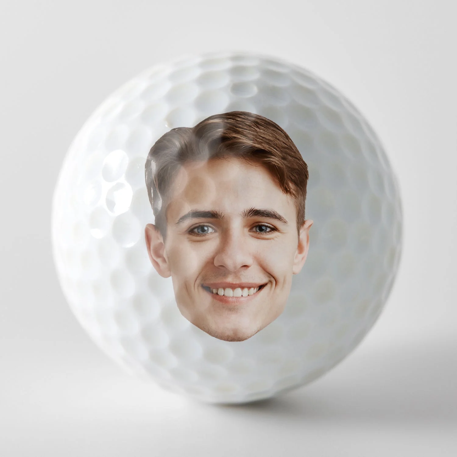 Custom Photo Always Wash Your Balls - Gift For Dad, Father, Grandpa, Golfer, Golf Lover - Personalized Golf Ball - Image 4