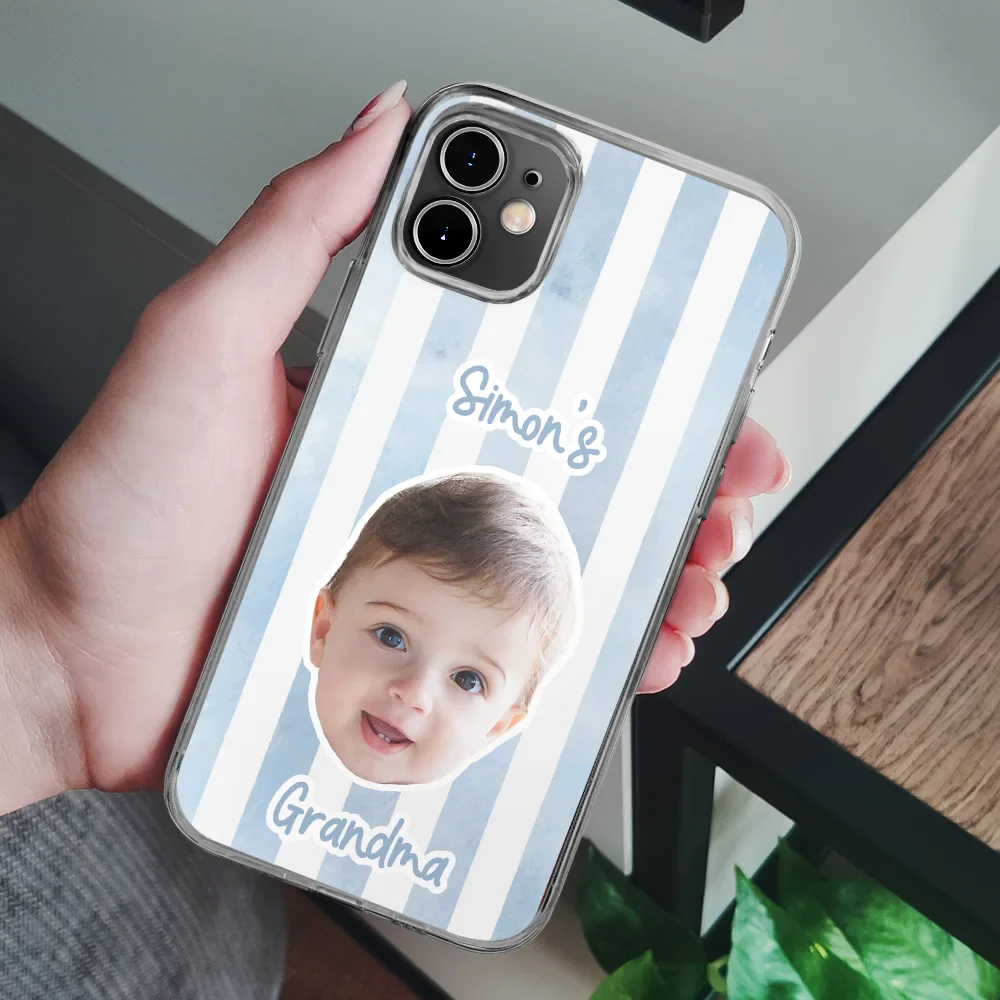Custom Photo Baby Face This Mom Grandma Belongs To - Personalized Clear Phone Case - Image 7