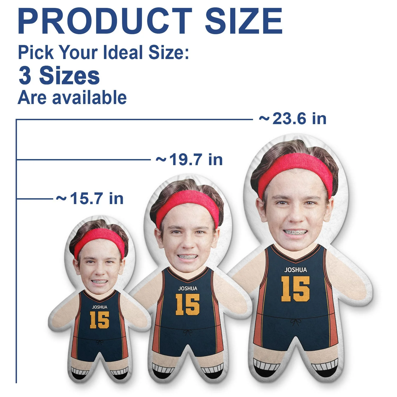 Custom Photo Basketball Team - Gift For Kids, Gift For Man - Personalized Custom Shaped Pillow - Image 6