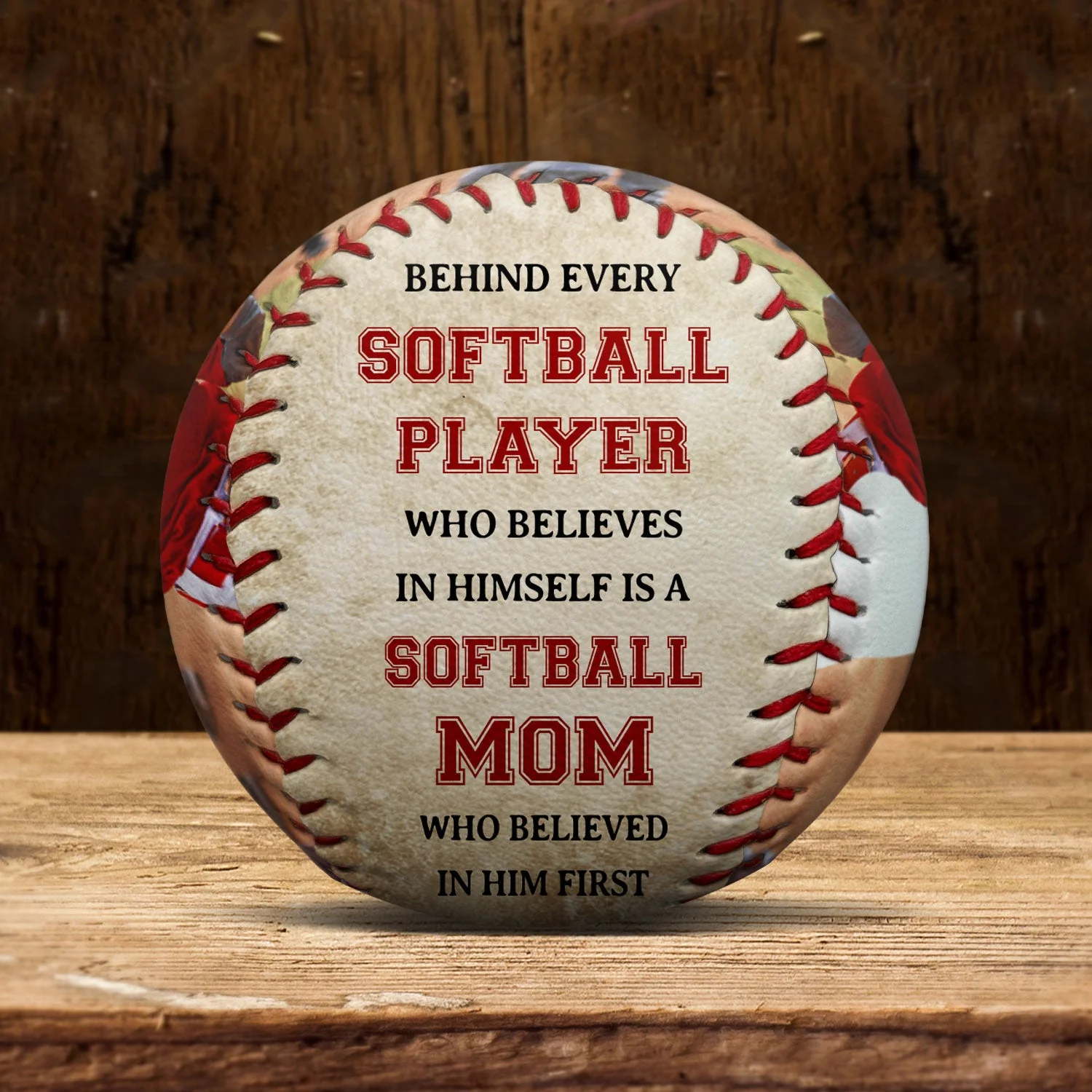 Custom Photo Behind Every Baseball Player - Gift For Baseball Players - Personalized Baseball, Softball - Image 5