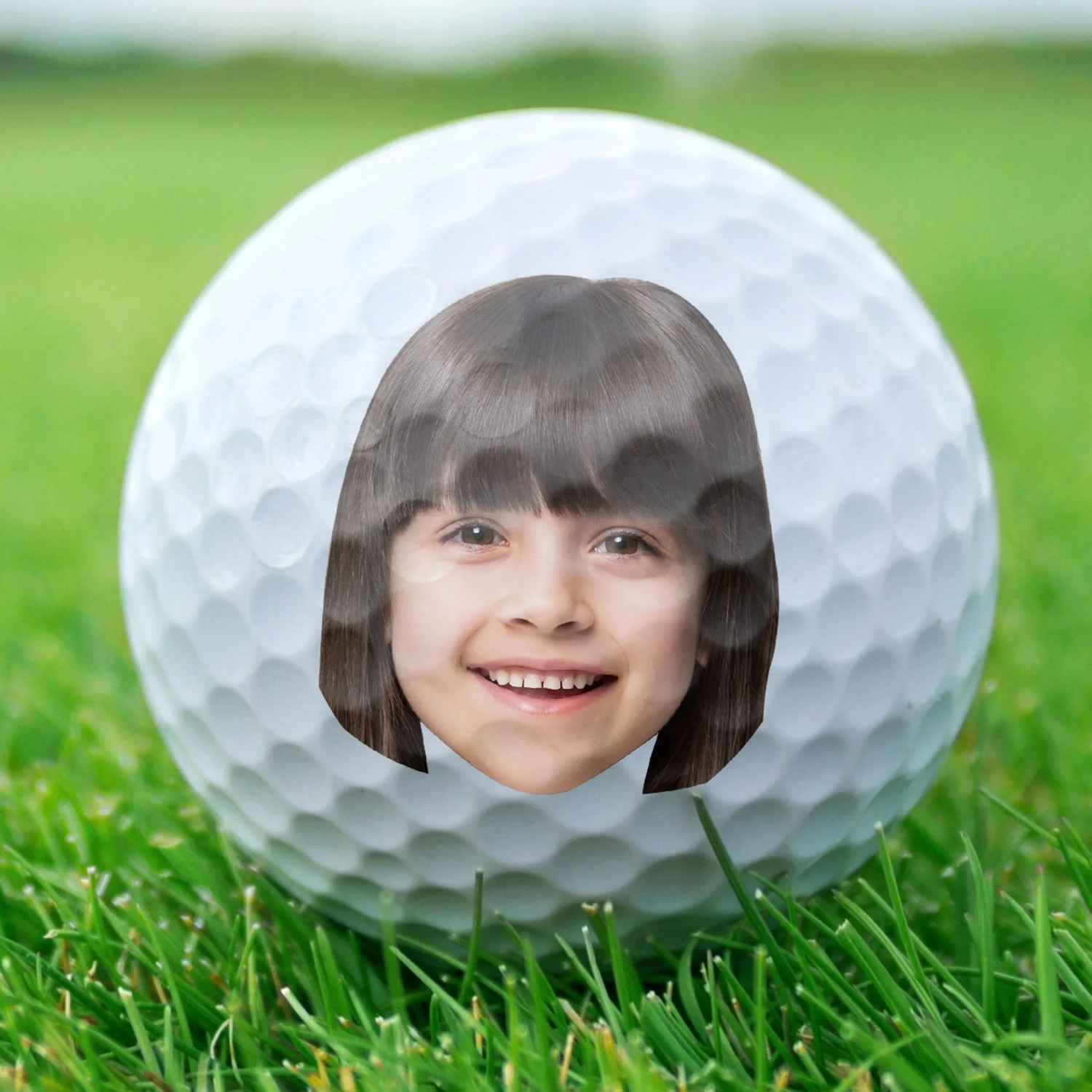 Custom Photo Best Dad By Par - Personalised Golf Ball - Image 3