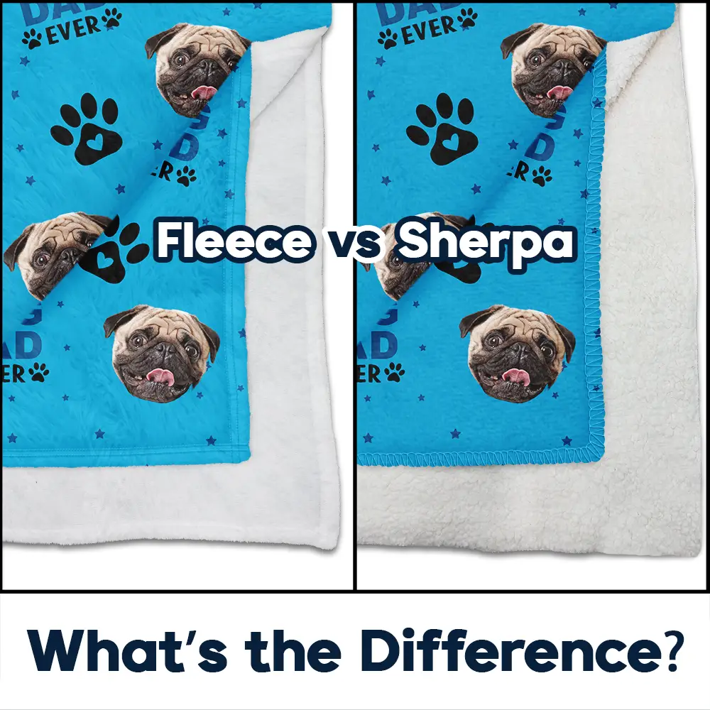 Custom Photo Best Dog Cat Mom Ever - Personalized Wearable Blanket - Image 7