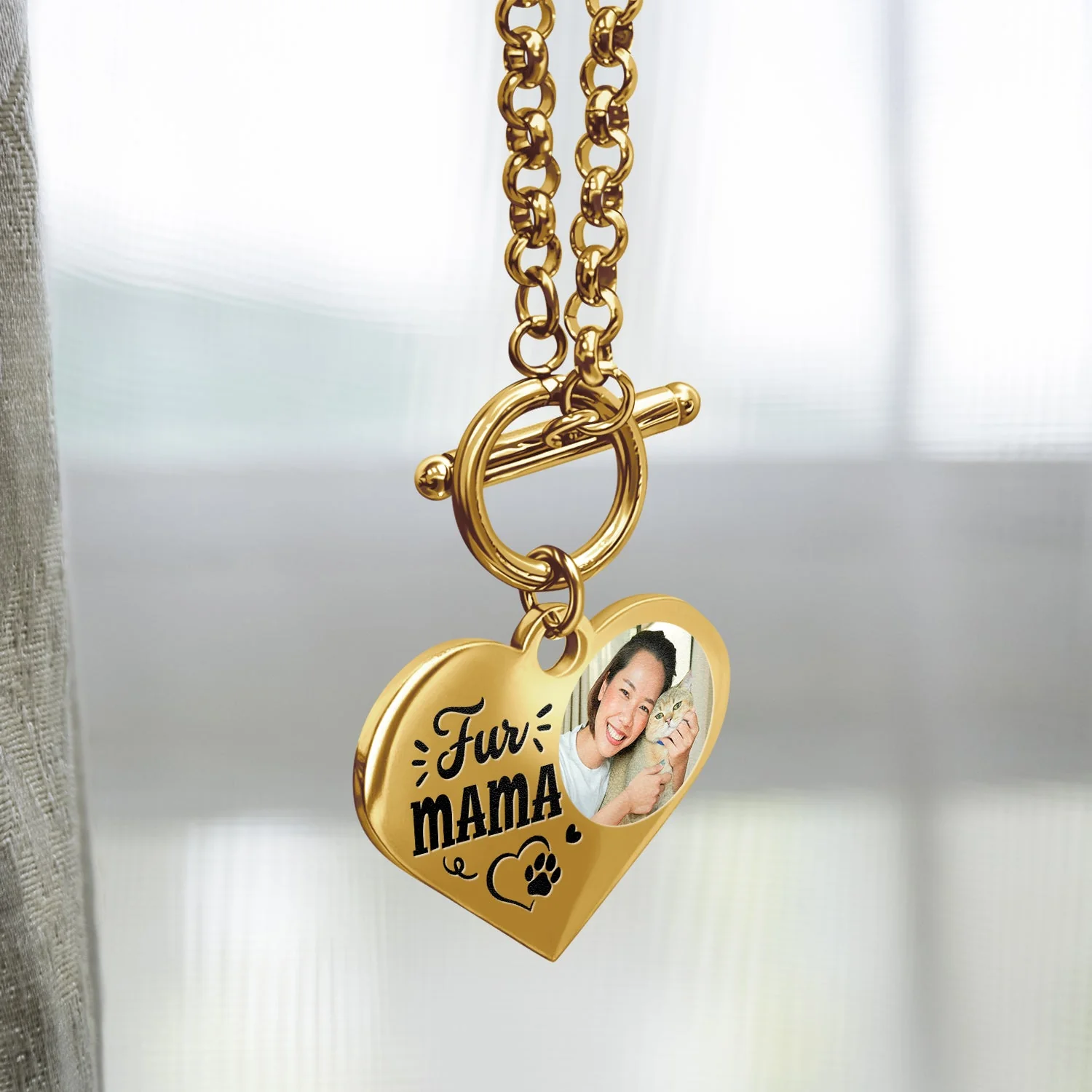 Custom Photo Best Dog Mom Ever - Gift For Dog Lovers, Cat Lovers - Personalized Heart Bracelet - Image 5