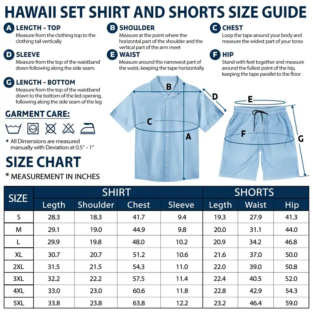 Custom Photo Best Papa Ever Trophy Dad - Personalized Hawaii Set Shirt And Shorts - Image 3