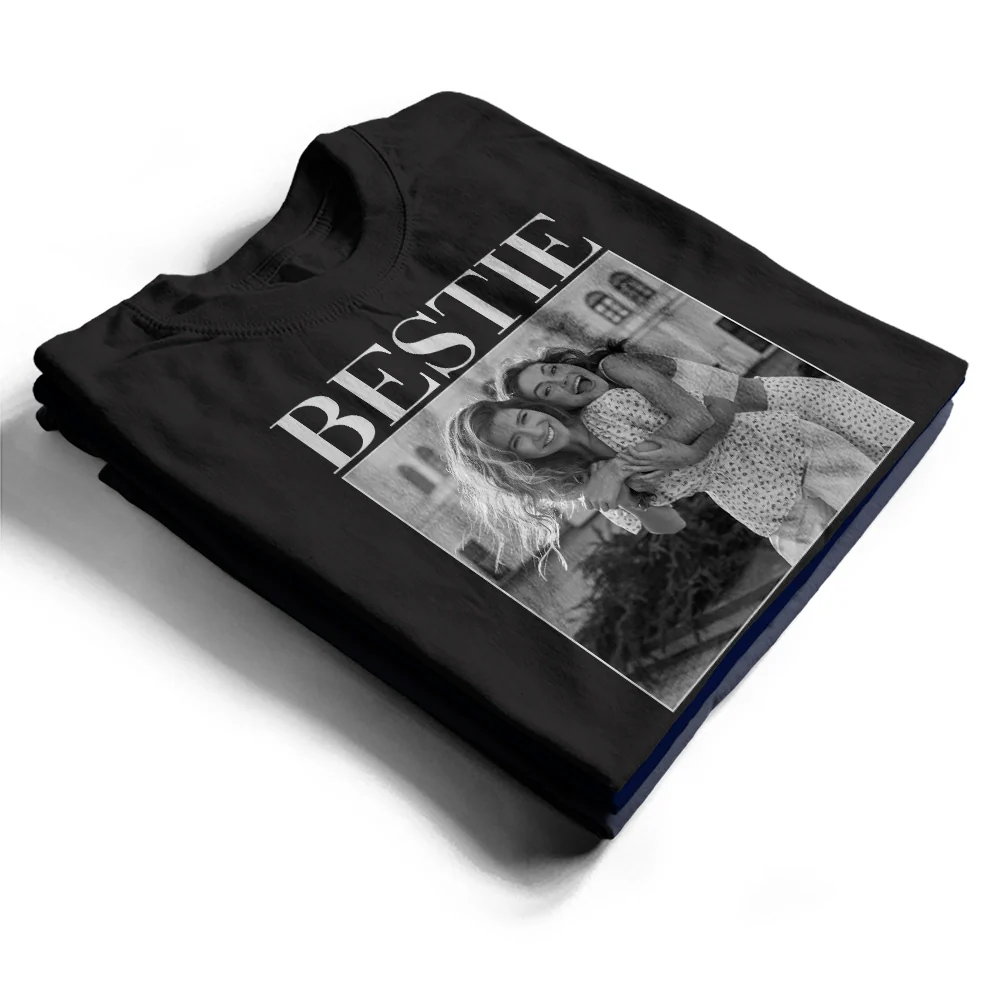 Custom Photo Bestie Vintage - Personalized T Shirt - Image 2