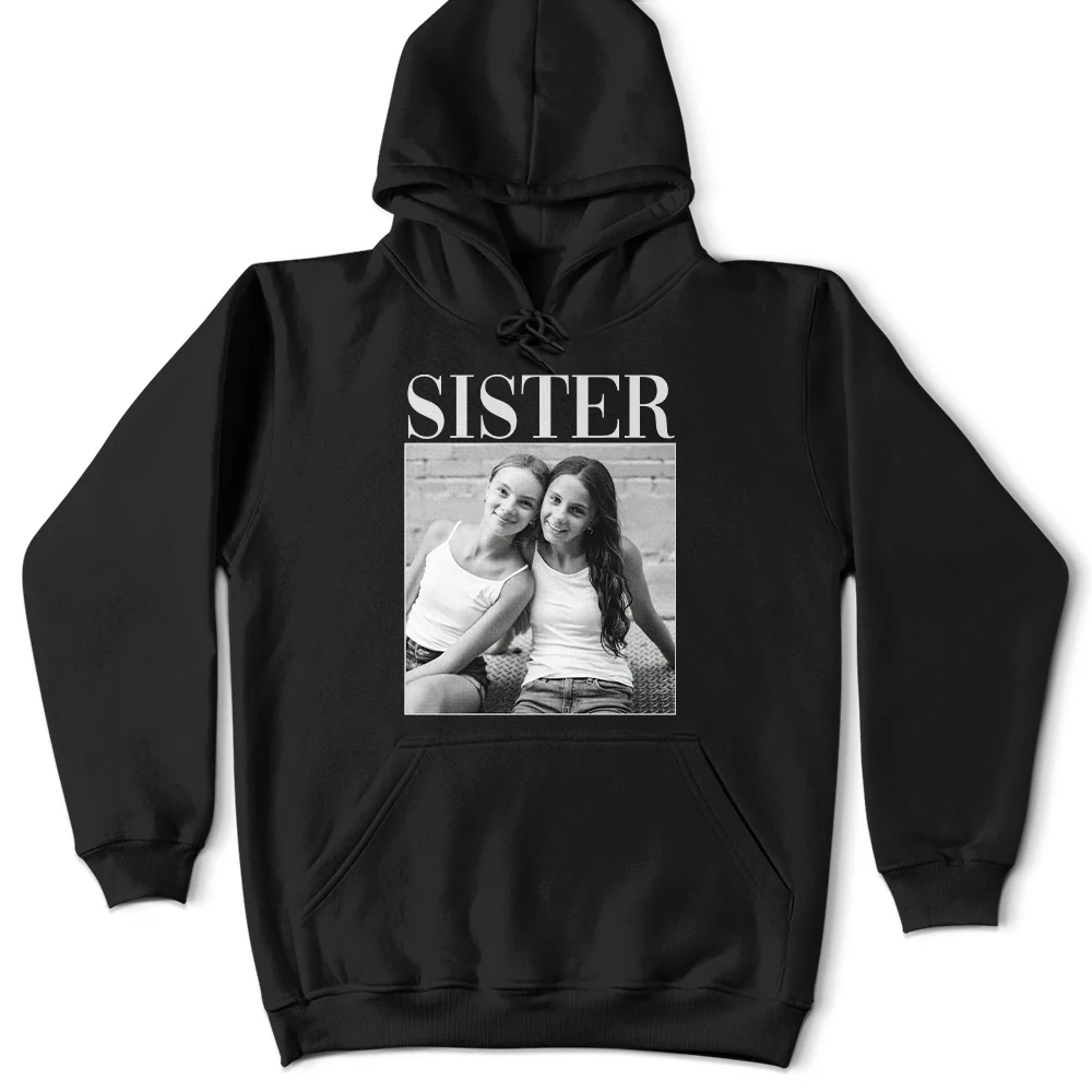 Custom Photo Bestie Vintage - Personalized T Shirt - Image 4