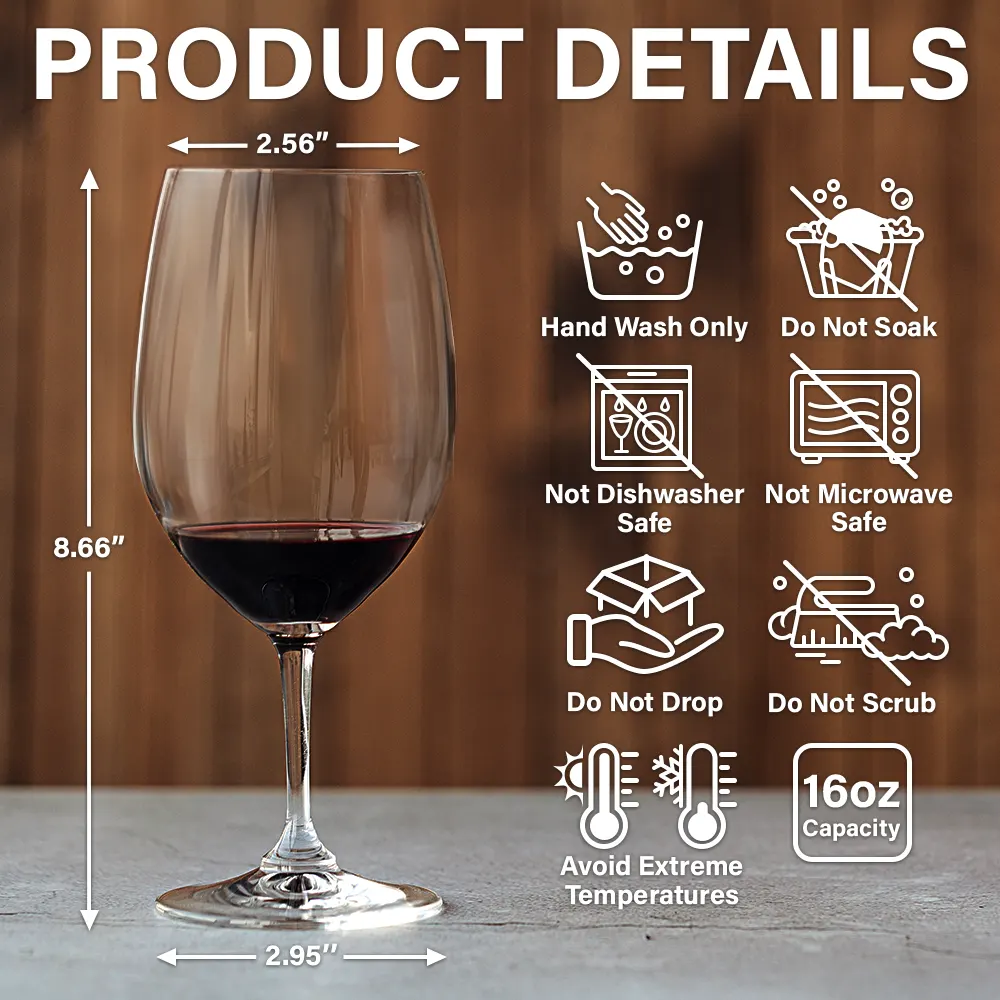 Custom Photo Besties Gray Scale Right In The Throat - Personalized Wine Glass - Image 5