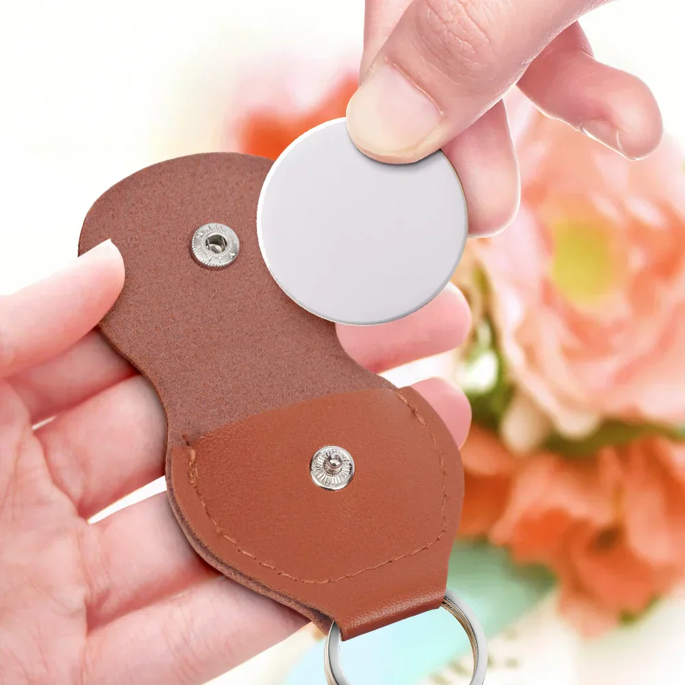 Custom Photo Calendar The Day You Became My Mom Dad - Personalized Leather Pocket Hug - Image 4
