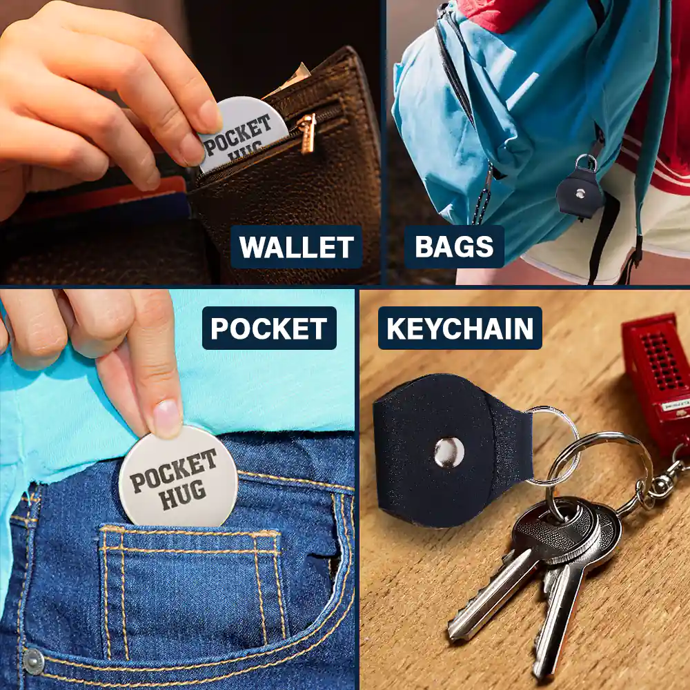 Custom Photo Calendar The Day You Became My Mom Dad - Personalized Leather Pocket Hug - Image 7