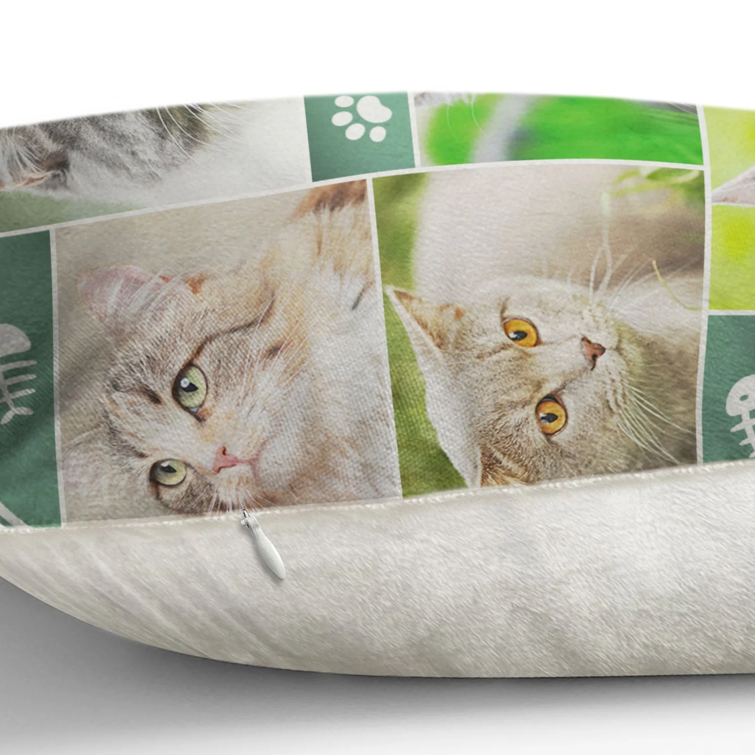 Custom Photo Cat Shape - Gift For Cat Lovers, Cat Mom, Cat Dad - Personalized Custom Shaped Pillow - Image 4