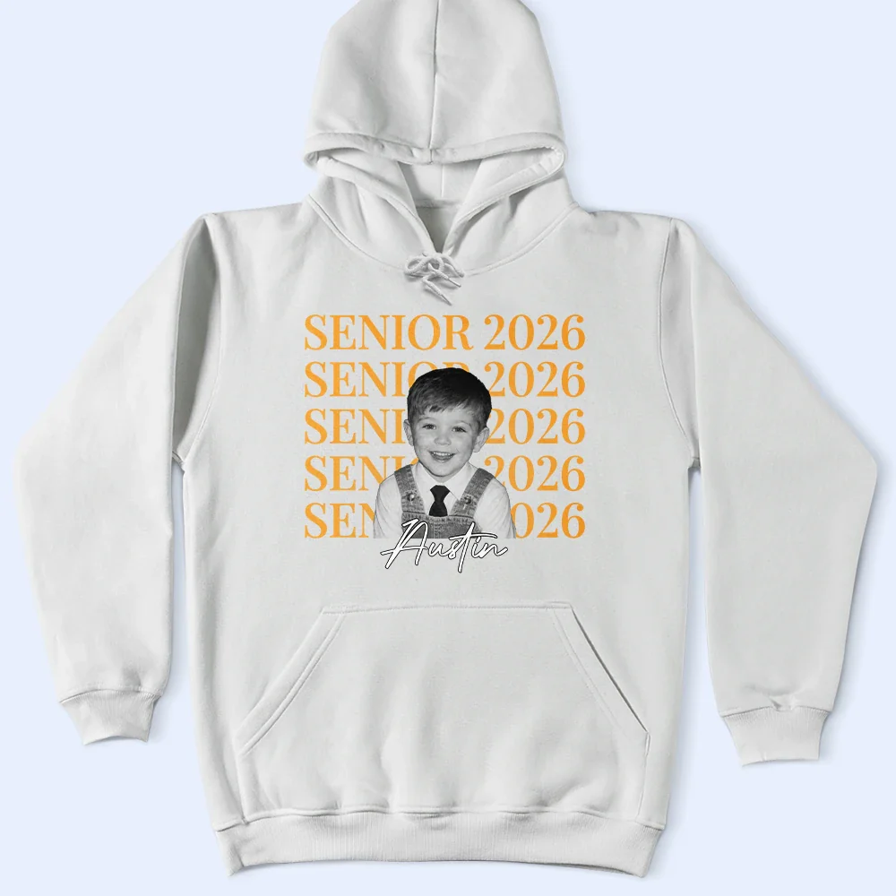 Custom Photo Childhood Senior Mom - Personalized T Shirt - Image 6