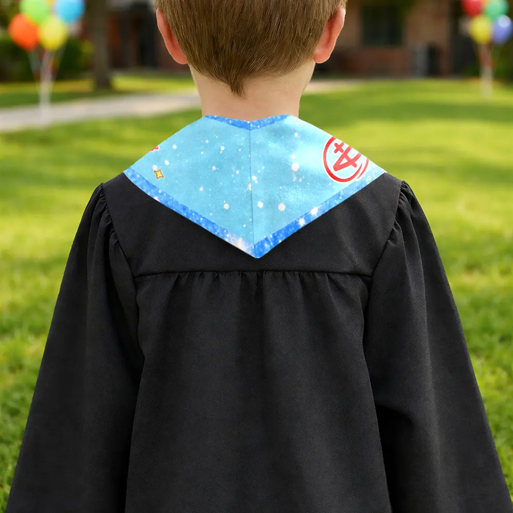 Custom Photo Cute Graduation Kid Kindergarten Preschool - Personalized Kid Graduation Stole - Image 4