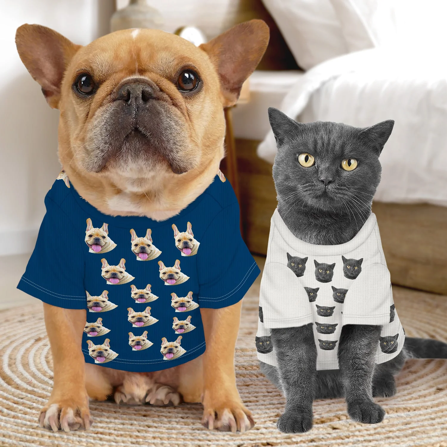 Custom Photo Dog Cat I Love My Mommy Daddy - Gift For Pet Lovers - Personalized Pet Shirt - Image 6