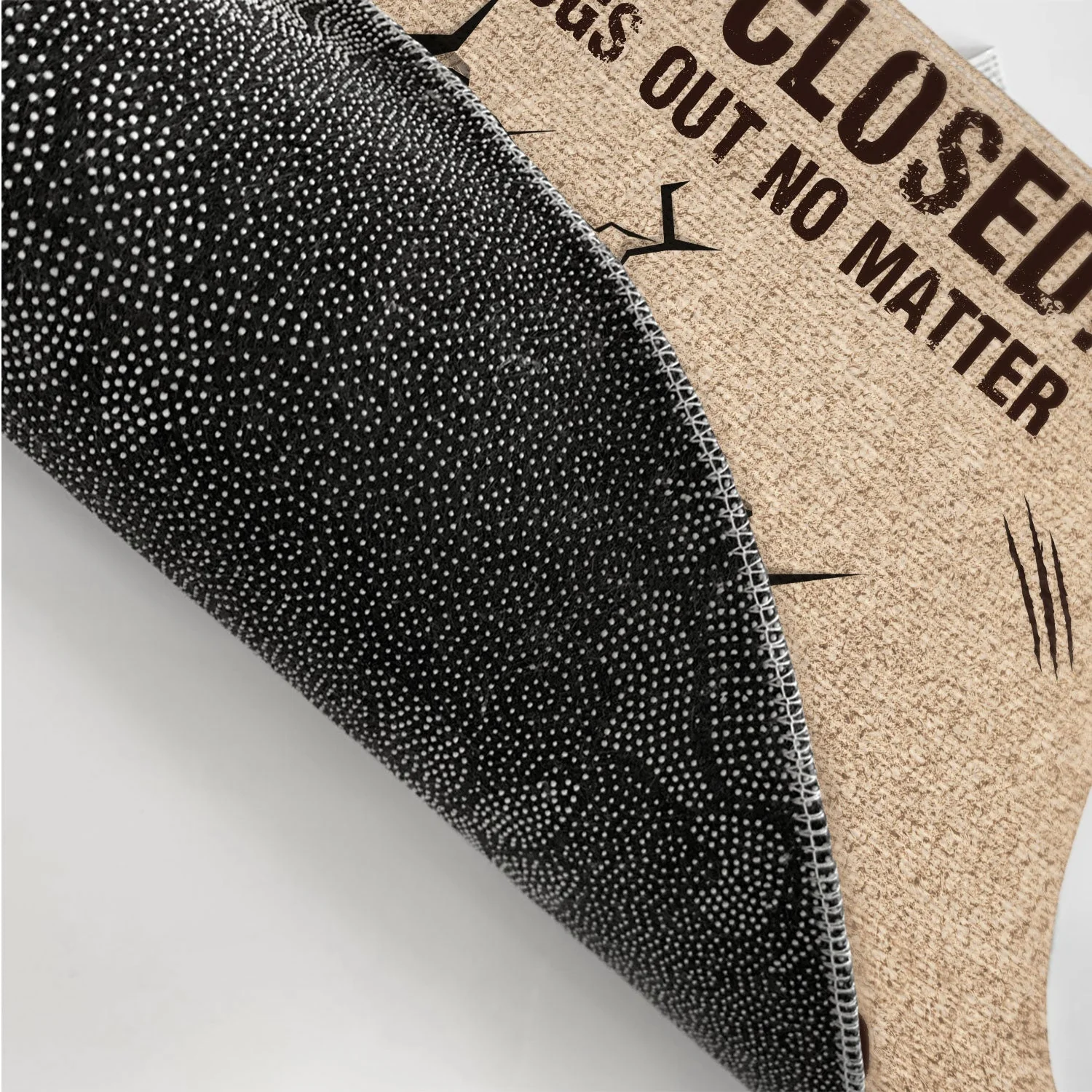 Custom Photo Dog Cat Keep Door Closed - Gift For Pet Lovers, Pet Owners - Personalized Doormat - Image 4