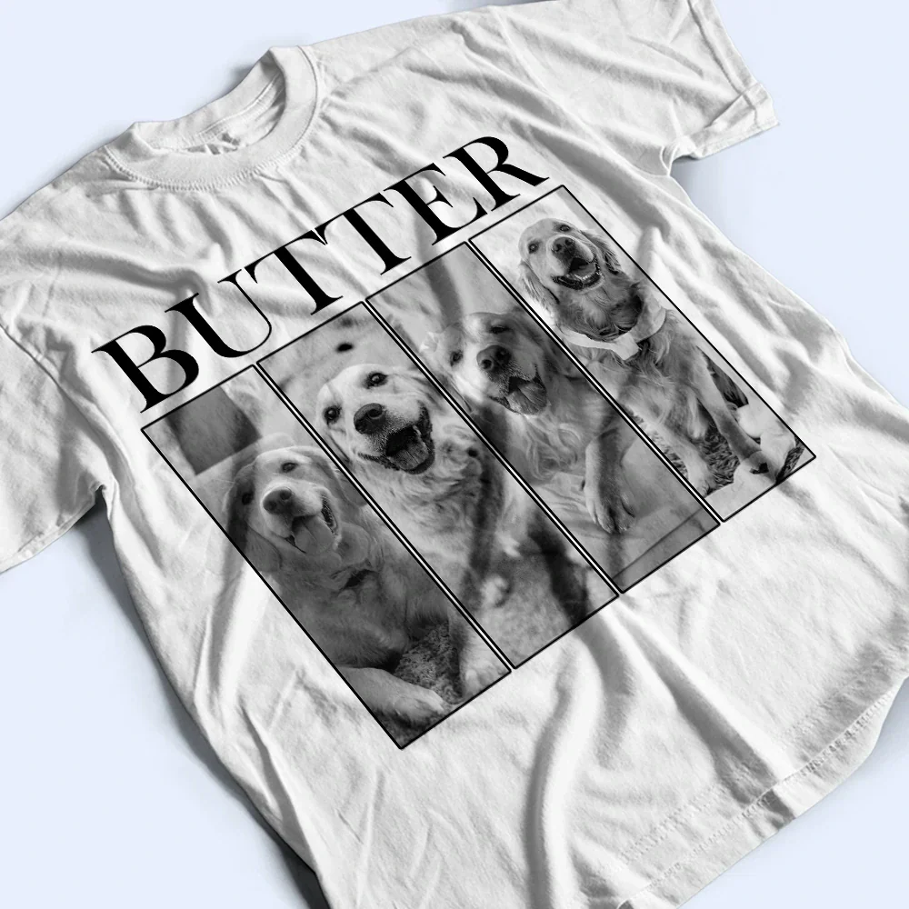 Custom Photo Dog Cat Pet Memorial - Personalized T Shirt - Image 3